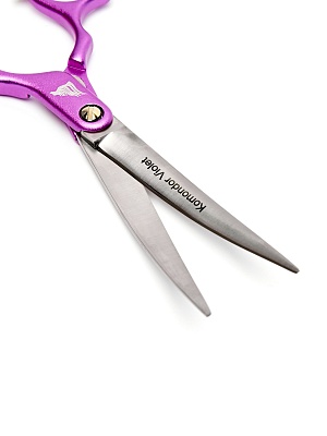 Ножницы Komondor KV-29 изогнутые 6" Violet