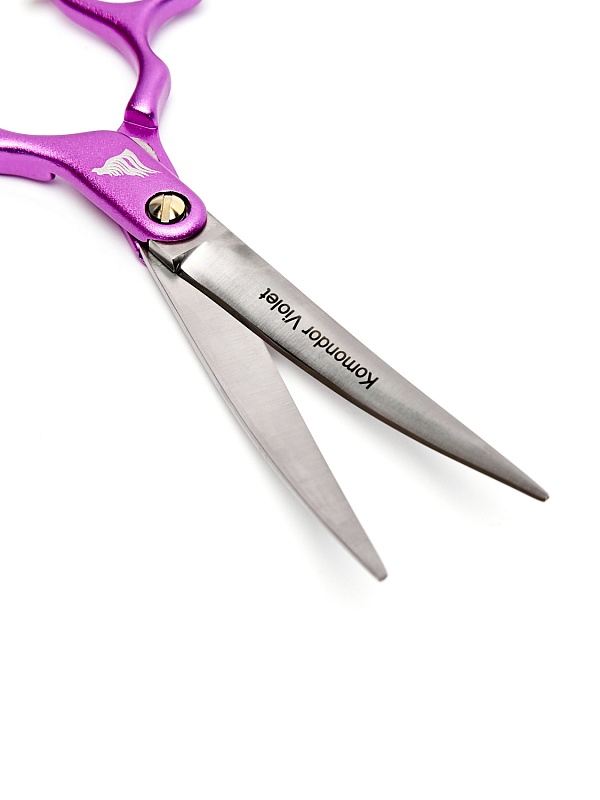 Ножницы Komondor KV-29 изогнутые 6" Violet