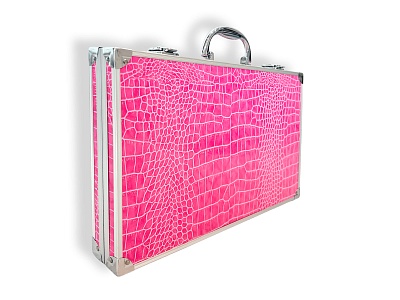 DIMI Кейс на 20 ножниц розовый, CASEPK