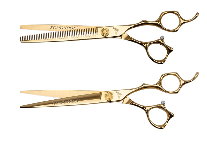 Набор ножниц Komondor GOLD,KG-50 + KG-52, NKG-003