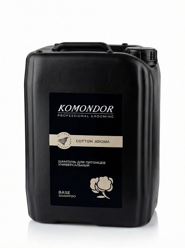 KOMONDOR Шампунь для шерсти "Base" универсальный, 5 л, K1424