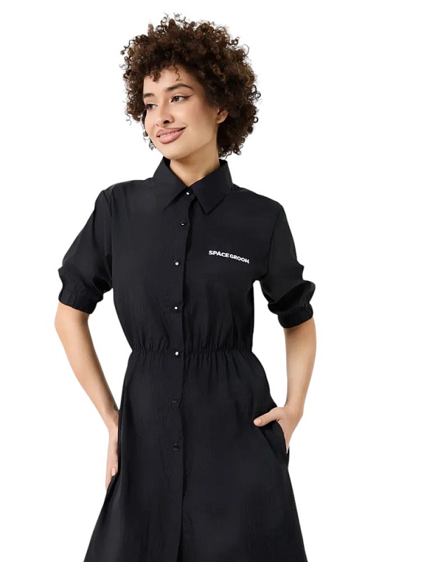 Space Groom Платье Pulsar черное L, Pulsar3233