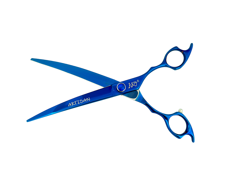 KKO Artisan Ножницы изогнутые 8' голубой GAC800C-BL
