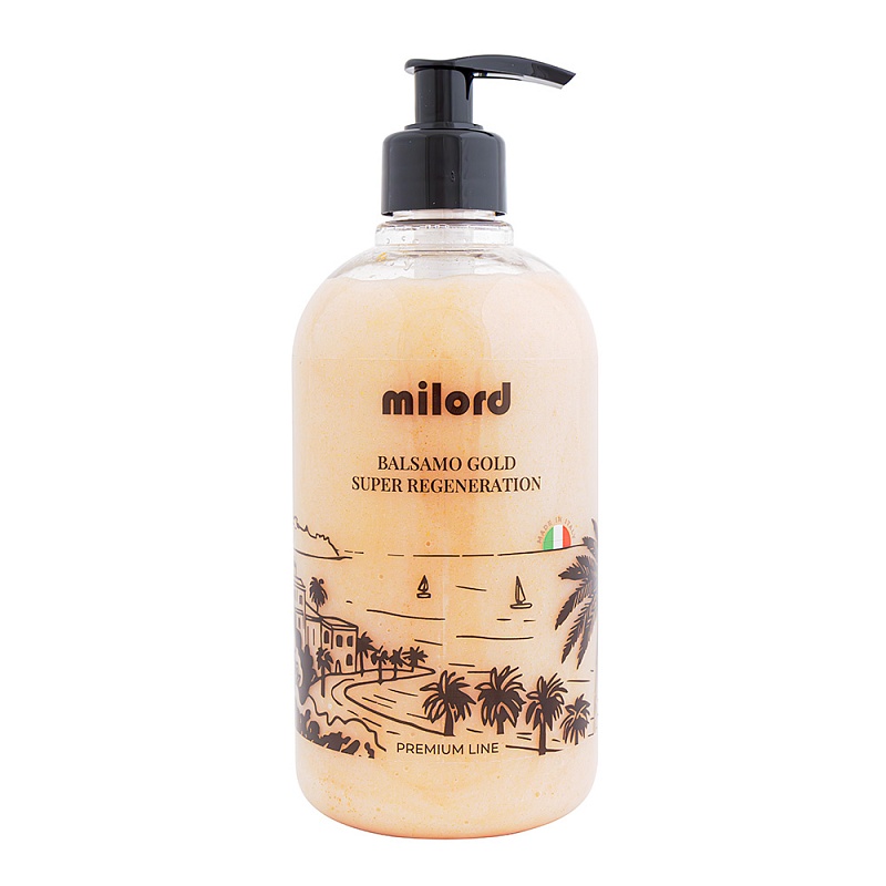 MILORD Премиум бальзам GOLD восстанавливающий 500 мл М4732