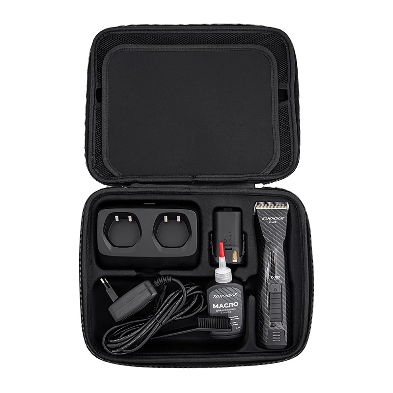 Komondor Black Машинка для стрижки животных аккумуляторная, K-780