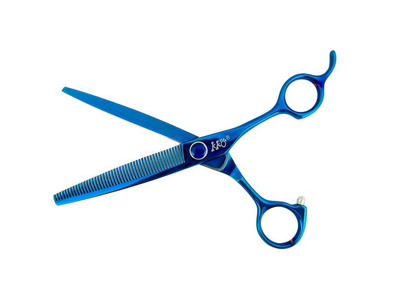 KKO Artisan Ножницы филировочные 6,5' голубой  GAC6546V-BL