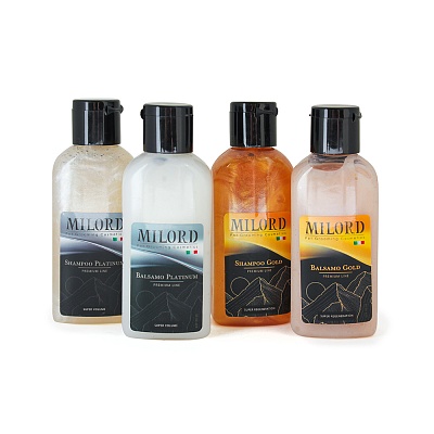 MILORD Набор Премиум пробный "GOLD+PLATINUM" 4 х 50 мл  NM0036