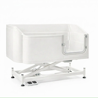 Milord Ванна для мытья собак белая на электроподъемнике, акриловая Milord Acrl-1