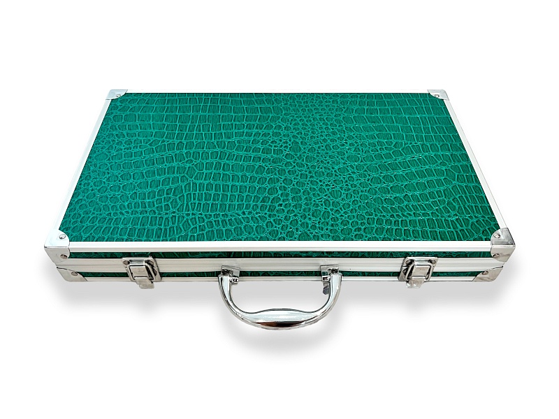 DIMI Кейс на 20 ножниц зеленый, CASEGR