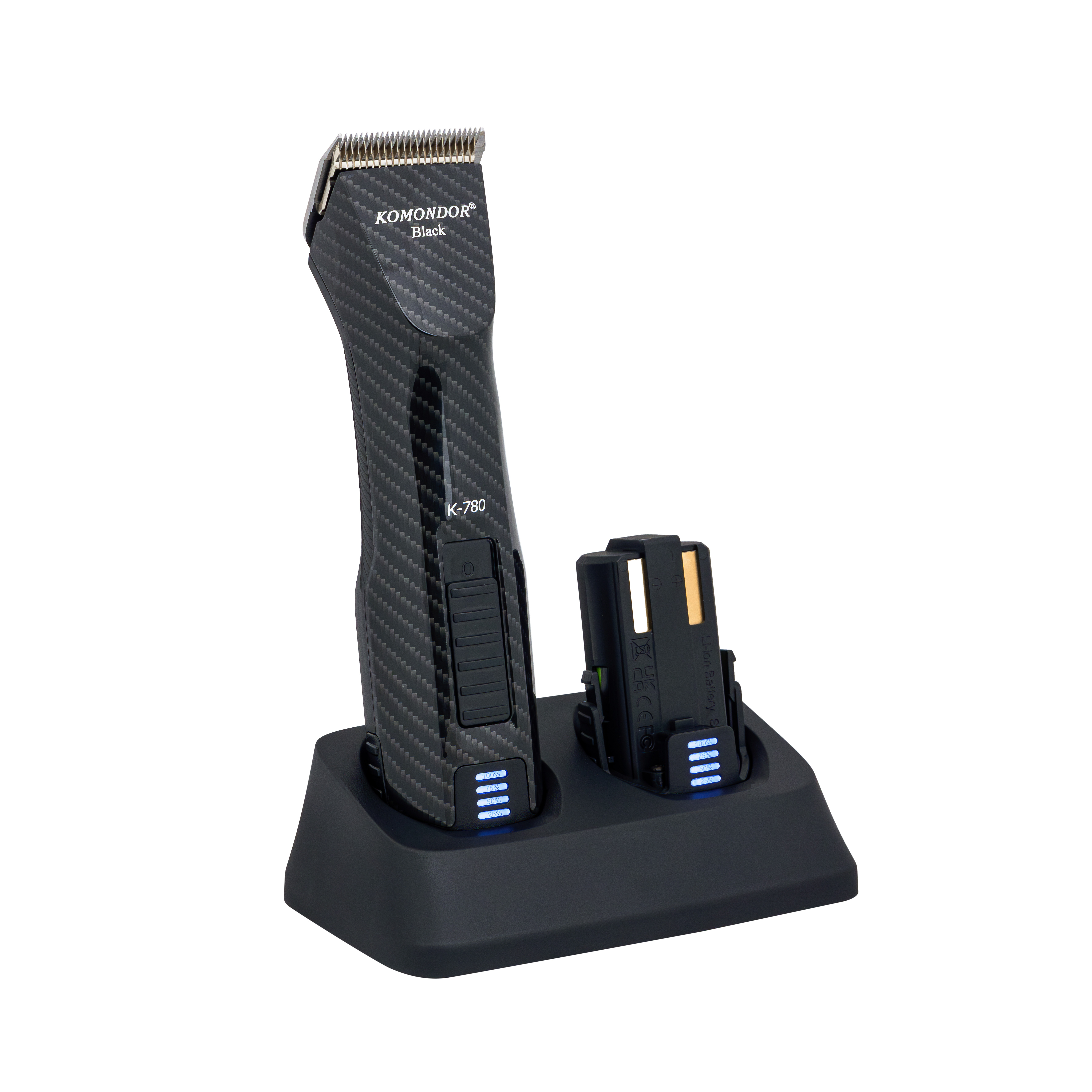Komondor Black Машинка для стрижки животных аккумуляторная, K-780