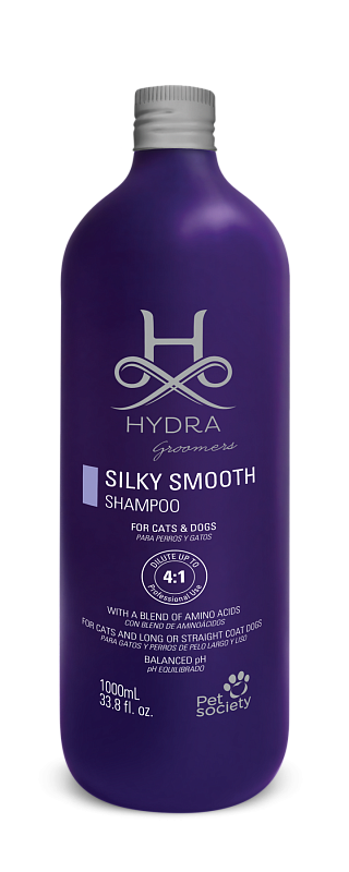 HYDRA Silky Smooth Шампунь для ниспадающей шерсти 1 л, H7133